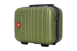 Vanity Rüti K - 23 cm  - Noir, rouge, vert et argenté