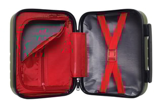 Vanity Rüti K - 23 cm  - Noir, rouge, vert et argenté