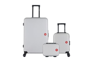 Set de 2 valises et vanity Spiez - 46/75/30 cm - Gris