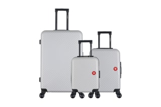Set de 3 valises Spiez - 46/55/75 cm - Gris