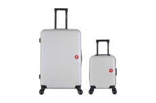 Valise cabine low cost et valise grand volume Spiez - 46/75 cm - Gris