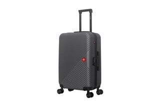 Valise semaine (M) Spiez - 65 cm  - Noir, rouge, argenté et gris