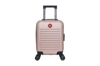 Valise cabine low cost (XS) et vanity Wil - 30/46 cm - Rose
