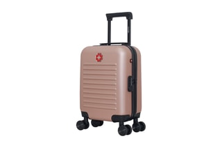 Valise cabine low cost (XS) Wil - 46 cm  - Noir, rouge, rose, doré et argenté