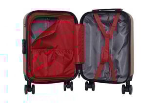 Valise cabine low cost (XS) Wil - 46 cm  - Noir, rouge, rose, doré et argenté