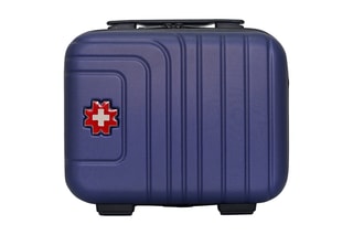 Vanity Rüti K - 23 cm  - Noir, rouge, bleu et argenté