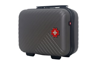 Vanity Spiez K - 23 cm  - Noir, rouge, argenté et gris