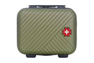 Vanity Spiez K - 23 cm  - Noir, rouge, vert et argenté