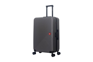 Valise grand volume (L) Spiez - 75 cm  - Noir, rouge et gris