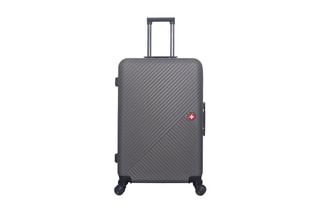 Valise grand volume (L) Spiez - 75 cm  - Noir, rouge et gris