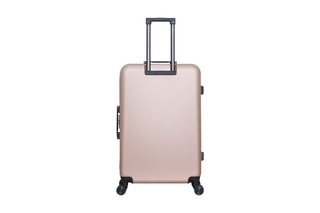 Valise grand volume (L) Wil - 75 cm  - Blanc, noir, rouge, rose et doré