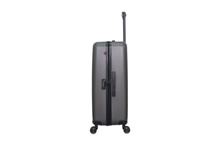 Valise grand volume (L) Zurich - 75 cm  - Blanc, noir, rouge et gris
