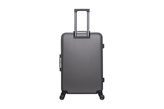 Valise grand volume (L) Wil - 75 cm  - Blanc, noir, rouge et gris
