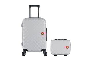 Valise cabine et vanity Spiez (S/K) - 55/30 cm - Gris