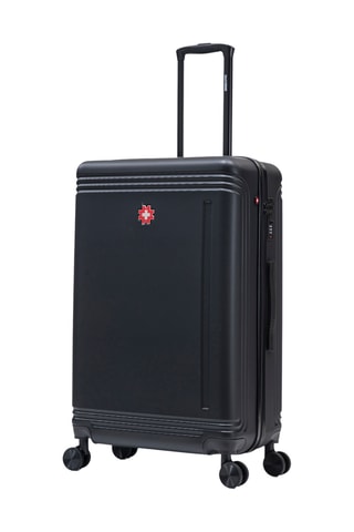 Valise semaine et valise grand volume Gstaad (M/L) - 66/75 cm - Noir