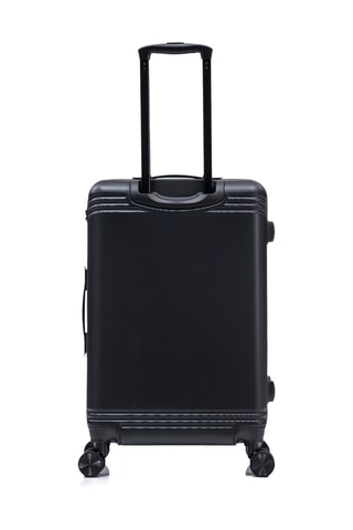Valise semaine et valise grand volume Gstaad (M/L) - 66/75 cm - Noir