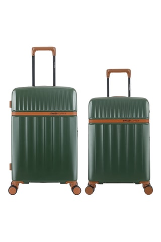 Valise cabine et valise semaine Zermatt (S/M) - 59,5/67 cm - Vert foncé