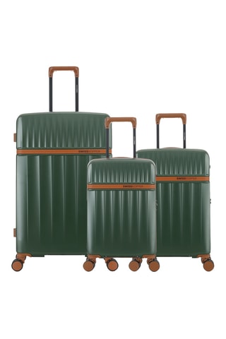 Set de 3 valises Zermatt (XS/S/L) - 54,5/59,5/76,5 cm - Vert foncé