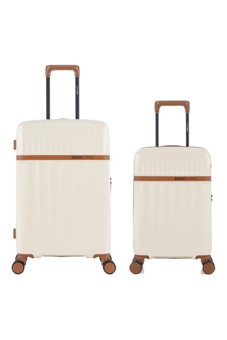 Valise cabine low-cost et valise semaine (XS/M) Zermatt - 54,5/67 cm - Écru