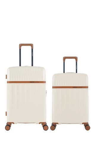 Valise cabine et valise semaine (S/M) Zermatt - 59,5/67 cm - Écru