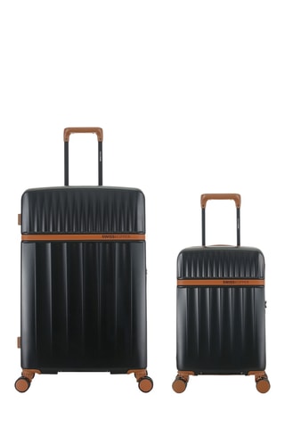 Valise cabine low-cost et valise grand volume Zermatt (XS/L) - 59,5/76,5 cm - Noir