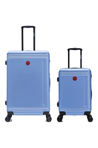 Valise cabine et valise grand volume Gstaad (L/S) - 55/75 cm - Bleu