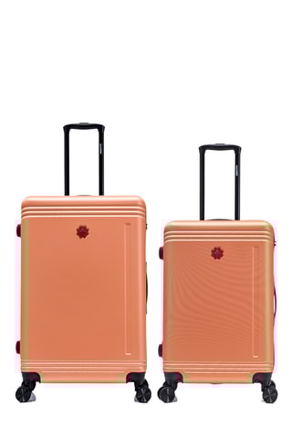Valise semaine et valise grand volume Gstaad (M/L) - 66/75 cm - Orange