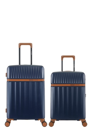 Valise cabine et valise semaine Zermatt (S/M) - 59,5/67cm - Bleu foncé