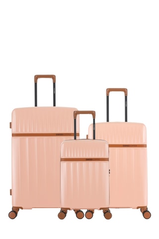 Set de 3 valises (XS/M/L) Zermatt - 54,5/67/76,5 cm - Rose clair