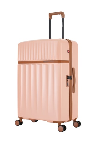 Valise cabine low-cost et valise grand volume (XS/L) Zermatt - 54,5/76,5 cm - Rose clair