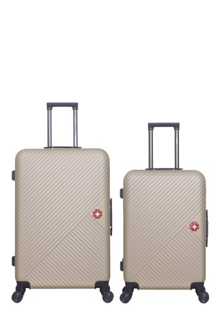 Valise semaine et valise grand volume Spiez (M/L) - 65/75 cm - Beige