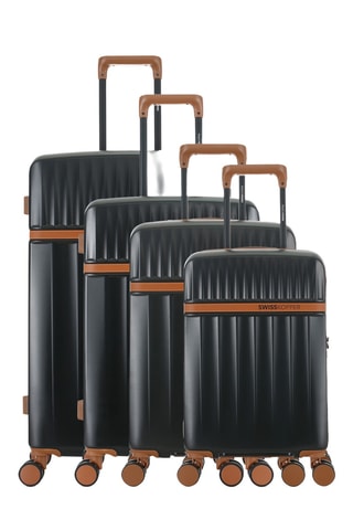 Set de 4 valises - Zermatt-O (XS/S/M/L) - 54,5/59,5/67/76,5 cm - Noir