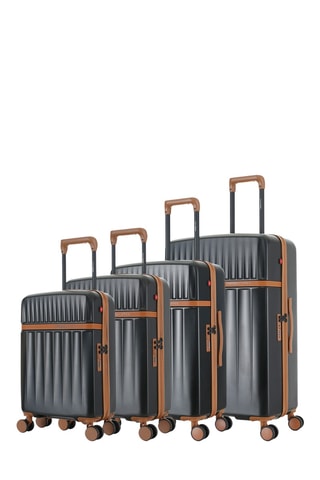 Set de 4 valises - Zermatt-O (XS/S/M/L) - 54,5/59,5/67/76,5 cm - Noir