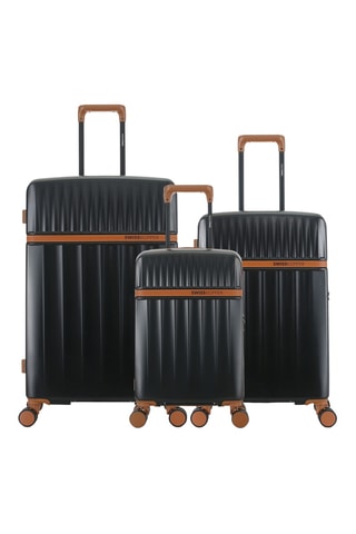 Set de 3 valises Zermatt (XS/M/L) - 54,5/67/76,5 cm - Noir