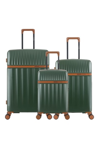 Set de 3 valises Zermatt (XS/M/L) - 54,5/67/76,5 cm - Vert foncé