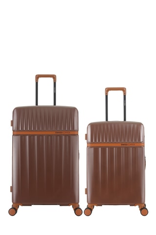 Valise semaine et valise grand volume Zermatt (M/L) - 67/76,5 cm - Marron