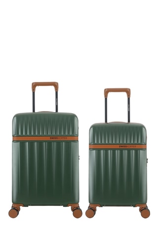 Valise cabine low-cost et valise cabine Zermatt (XS/S) - 54,5/59,5 cm - Vert foncé