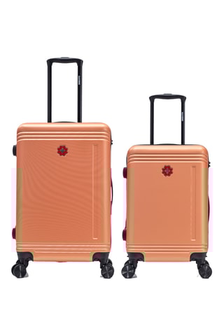 Valise cabine et valise semaine Gstaad (S/M) - 55/65 cm - Orange