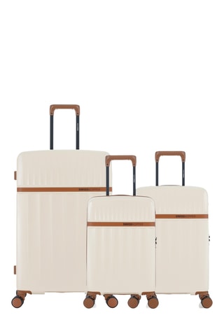 Set de 3 valises (XS/S/L) Zermatt - 54,5/59,5/76,5 cm - Écru