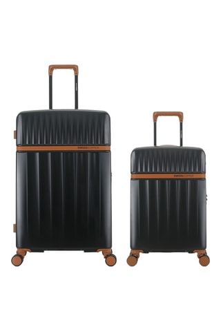 Valise cabine et valise grand volume Zermatt (L/S) - 59,5/76,5 cm - Noir