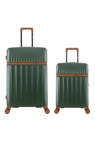 Valise cabine et valise grand volume Zermatt (S/L) - 59,5/76,5 cm - Vert foncé