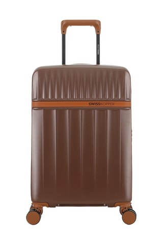 Valise cabine low-cost et valise cabine Zermatt (XS/S) - 54,5/59,5cm - Marron