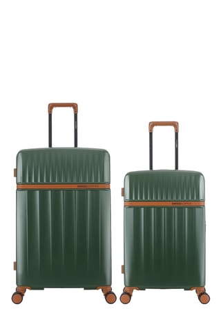 Valise semaine et valise grand volume Zermatt (M/L) - 67/76,5 cm - Vert foncé
