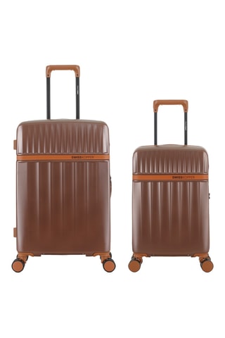 Valise cabine low-cost et valise semaine Zermatt (XS/M) - 54,5/67cm - Marron
