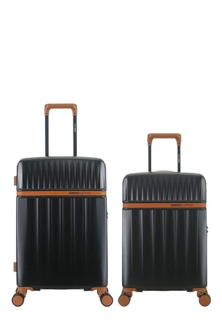 Valise cabine et valise semaine Zermatt (S/M) - 59,5/67 cm - Noir