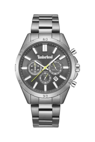 Montre en acier inoxydable - Chronographe - Gris