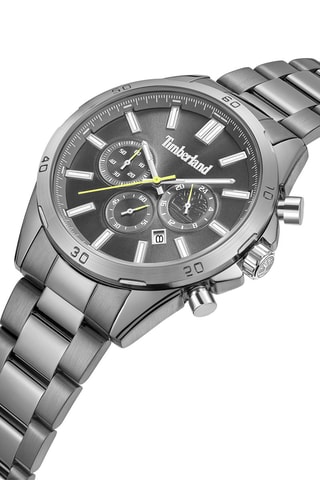 Montre en acier inoxydable - Chronographe - Gris