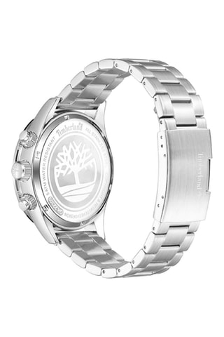 Stalen Quartz Horloge - GMT-functie - Zilverkleurig en Marineblauw