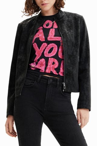 Veste regular - Noir