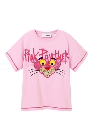 T-shirt La Panthère Rose - Rose